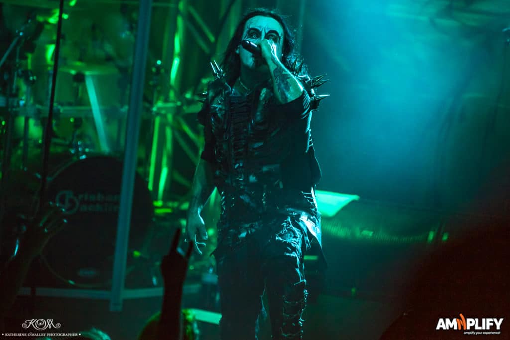 Cradle of Filth @ The Triffid. Shot for Amnplify. &copy; katherine o'malley, 2018