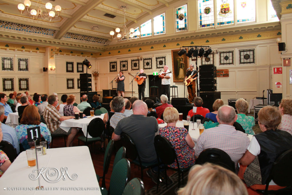 Eric Bogle @ The Irish Club, Brisbane.  © katherine o'malley, 2013