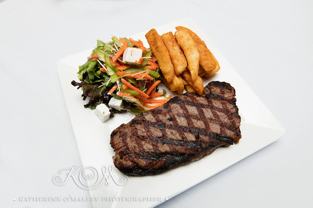 Steak and Chips, Bribie Surf Club. &copy; katherine o'malley, 2016