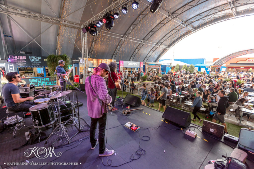 The Andrea Kirwin Band @ Eat Street Markets. Shot for The Andrea Kirwin Band. © katherine o'malley, 2017