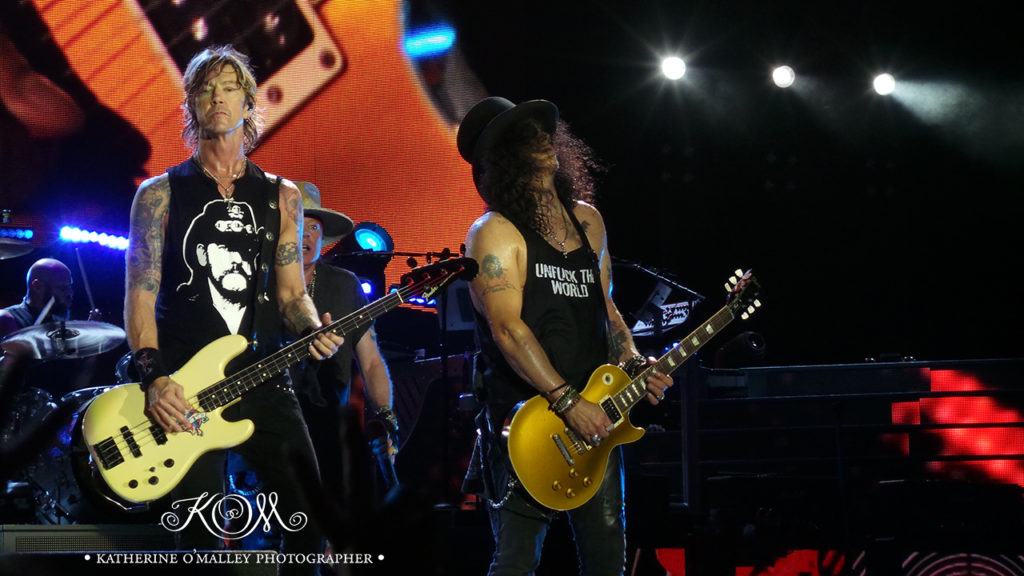 Guns N' Roses @ QSAC. Shot from VIP Area on Samsung Galaxy camera. &copy; katherine o'malley, 2018