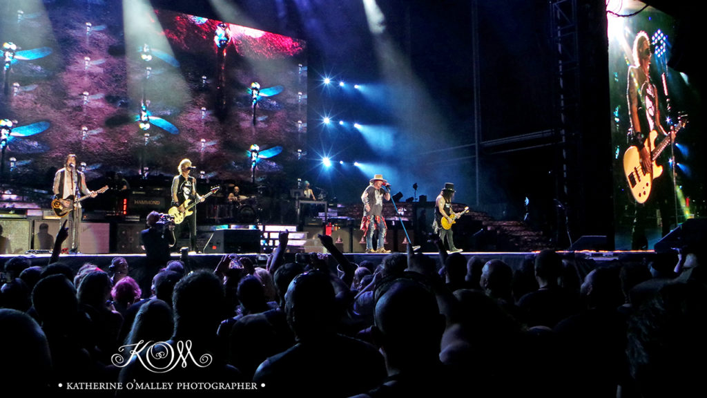 Guns N' Roses @ QSAC. Shot from VIP Area on Samsung Galaxy camera. &copy; katherine o'malley, 2018